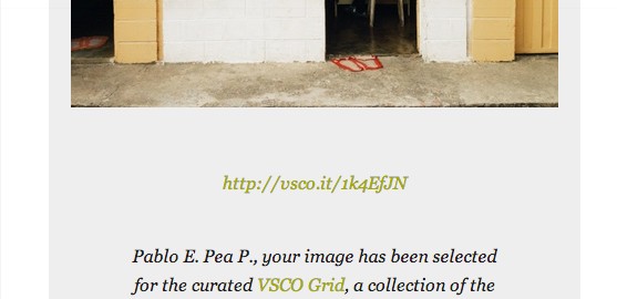 Dirección – Curated VSCO Grid