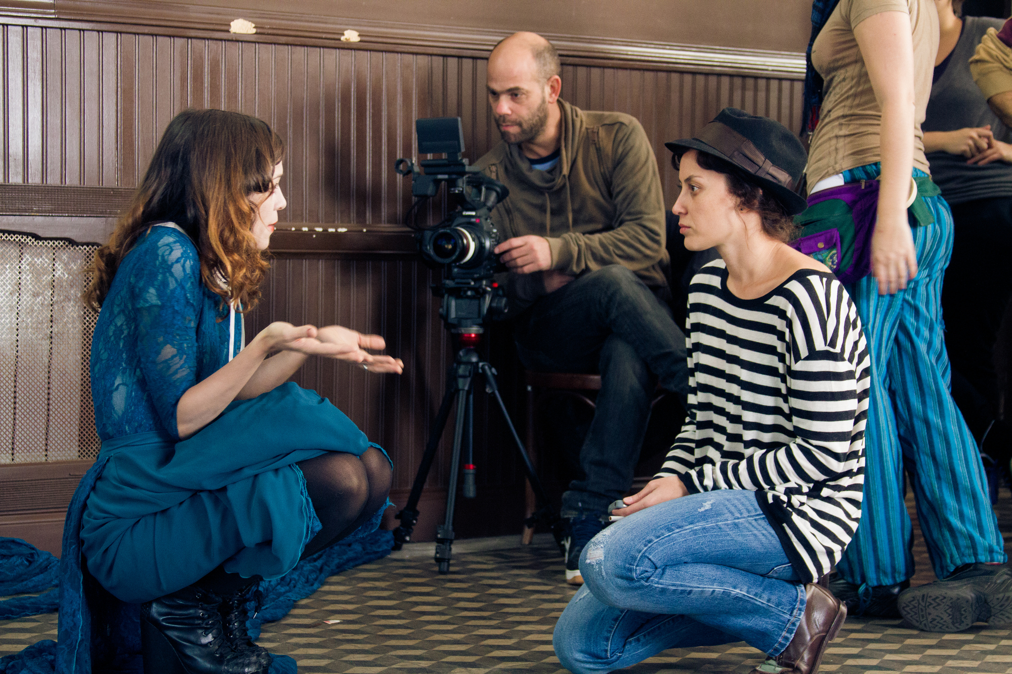 La Fugitiva Backstage